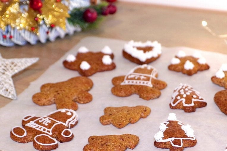 Galletas de jengibre, sin harina, ni azúcar