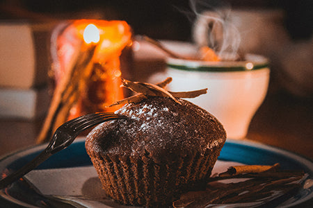 Cupcakes de chocolate y colágeno
