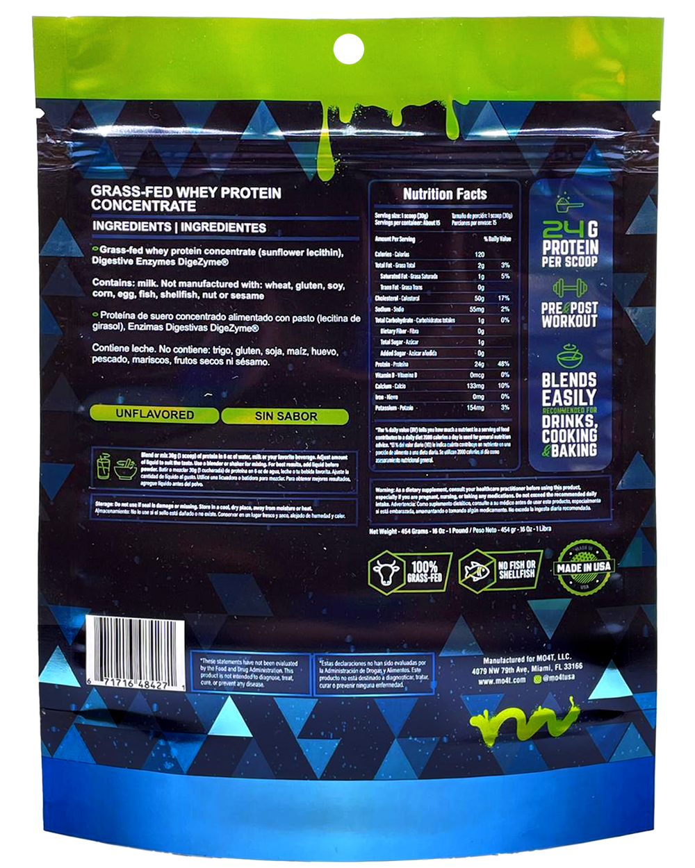 ProGainz Whey Protein Unflavored (15 Servings)