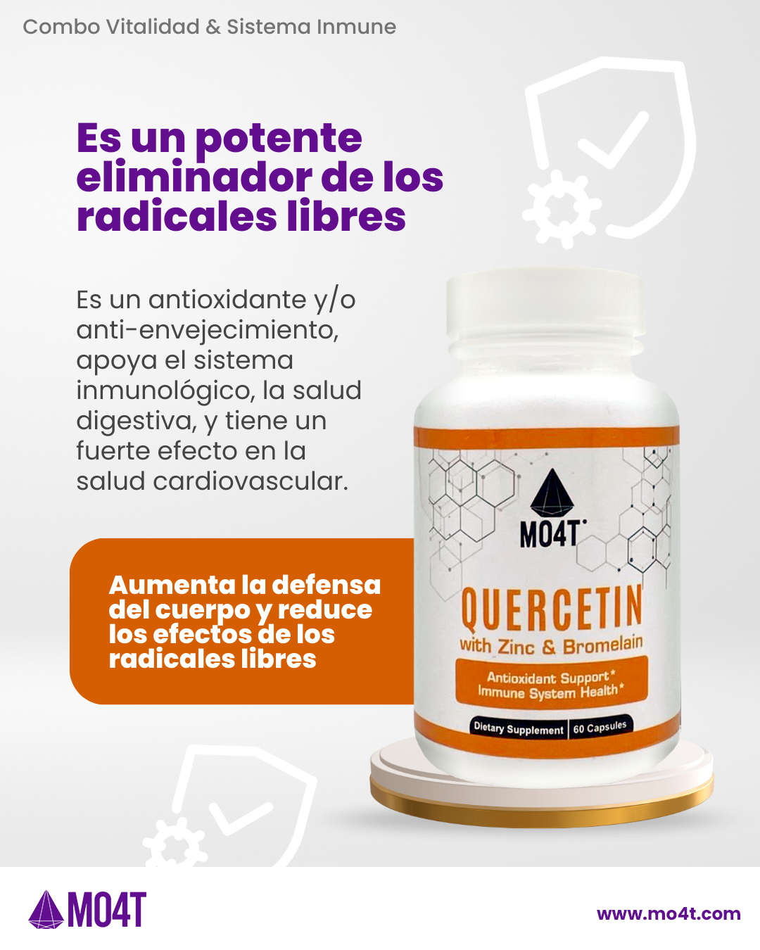 QUERCETIN - Eliminador de radicales libres