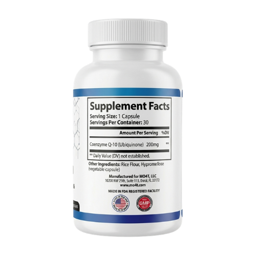 CoQ10: Potent Antioxidant, cardiovascular health and energy production