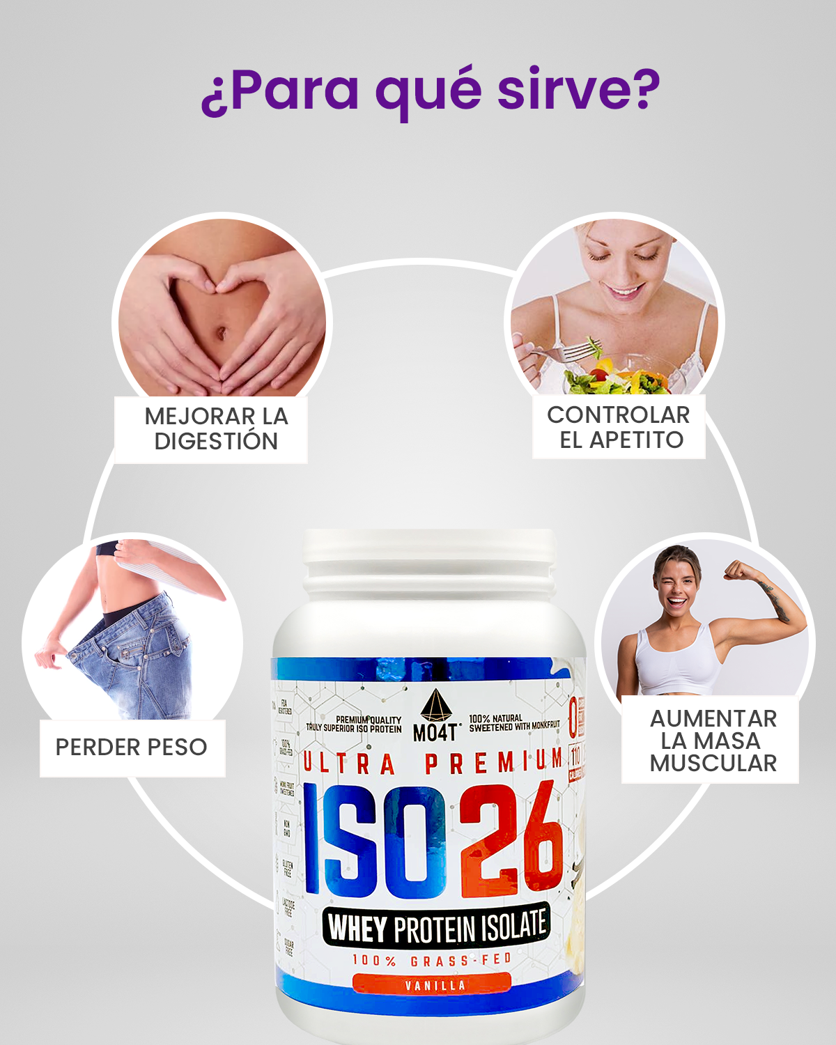 PROTEINA ISO26 - Sabor Vainilla