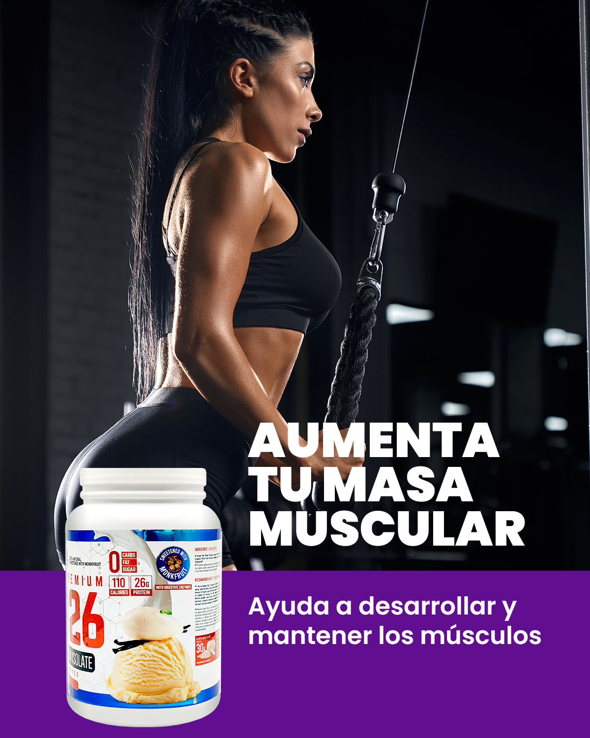 PROTEINA ISO26 - Sabor Vainilla