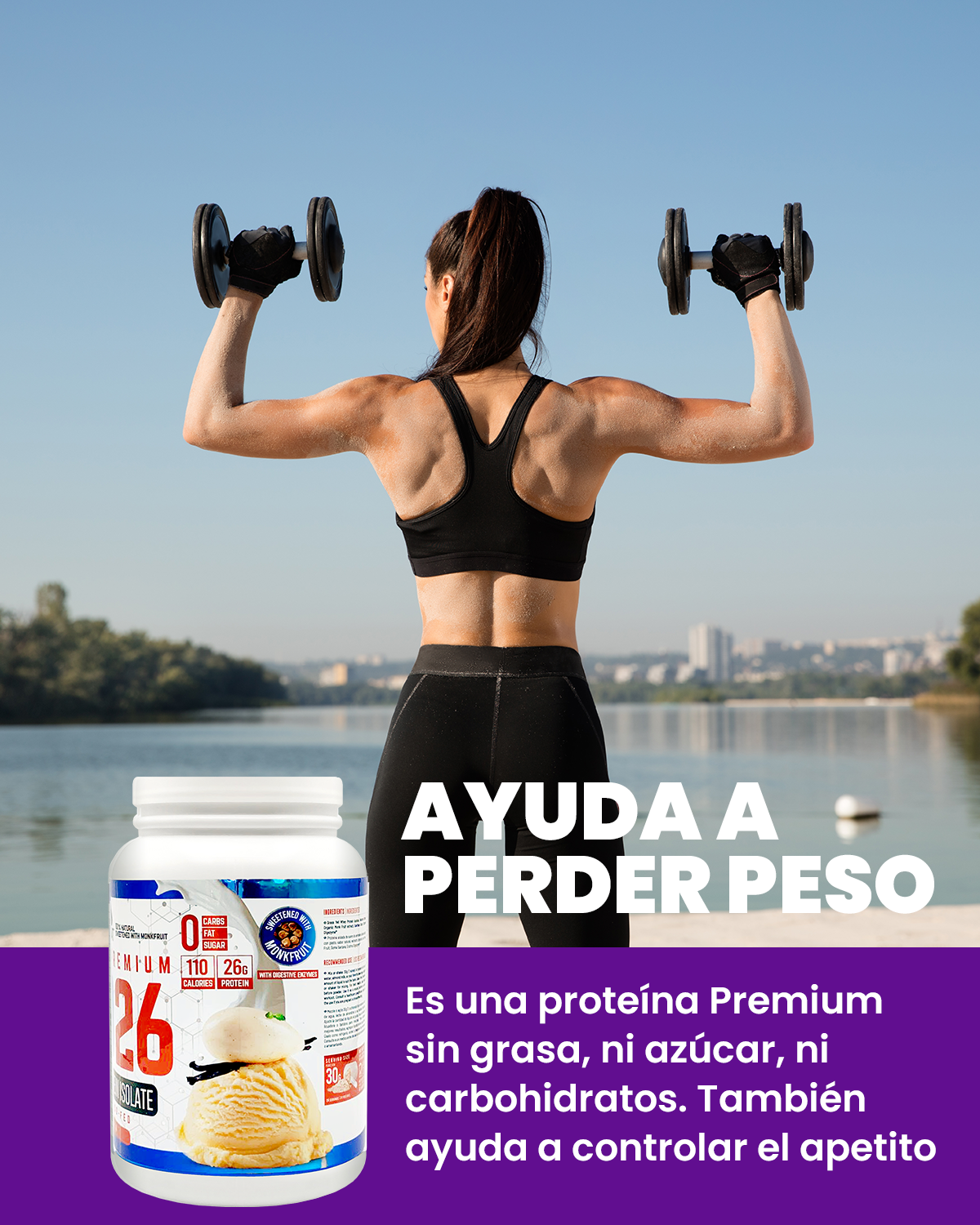 PROTEINA ISO26 - Sabor Vainilla