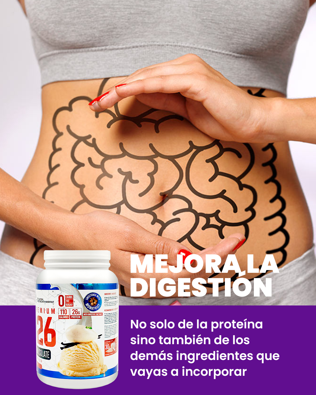 PROTEINA ISO26 - Sabor Vainilla