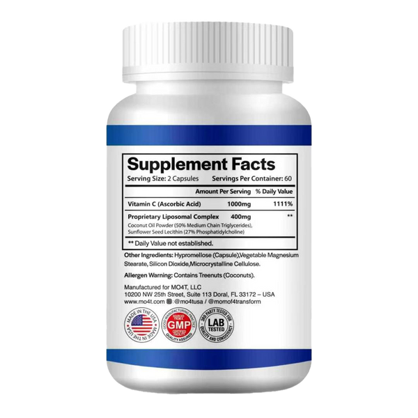 Liposomal Vitamin C — Enhanced Absorption 1000 mg