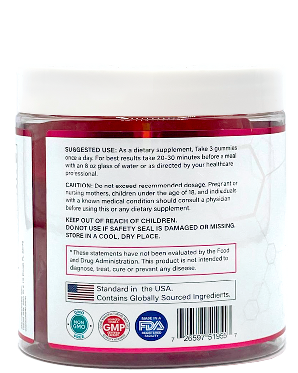 Creatine Monohydrate Gummies (Strawberry Flavor)