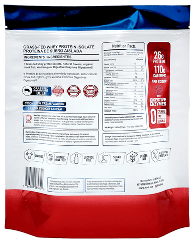ISO26 Whey Protein Cookies & Cream (24 servings)