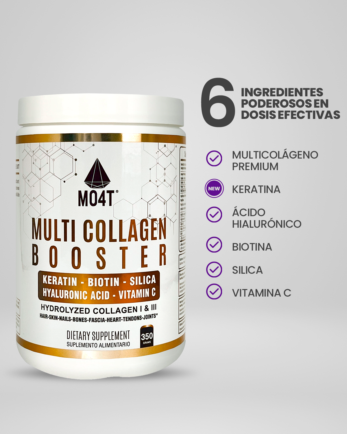 MULTICOLÁGENO BOOSTER - Formato envase, 350 gr